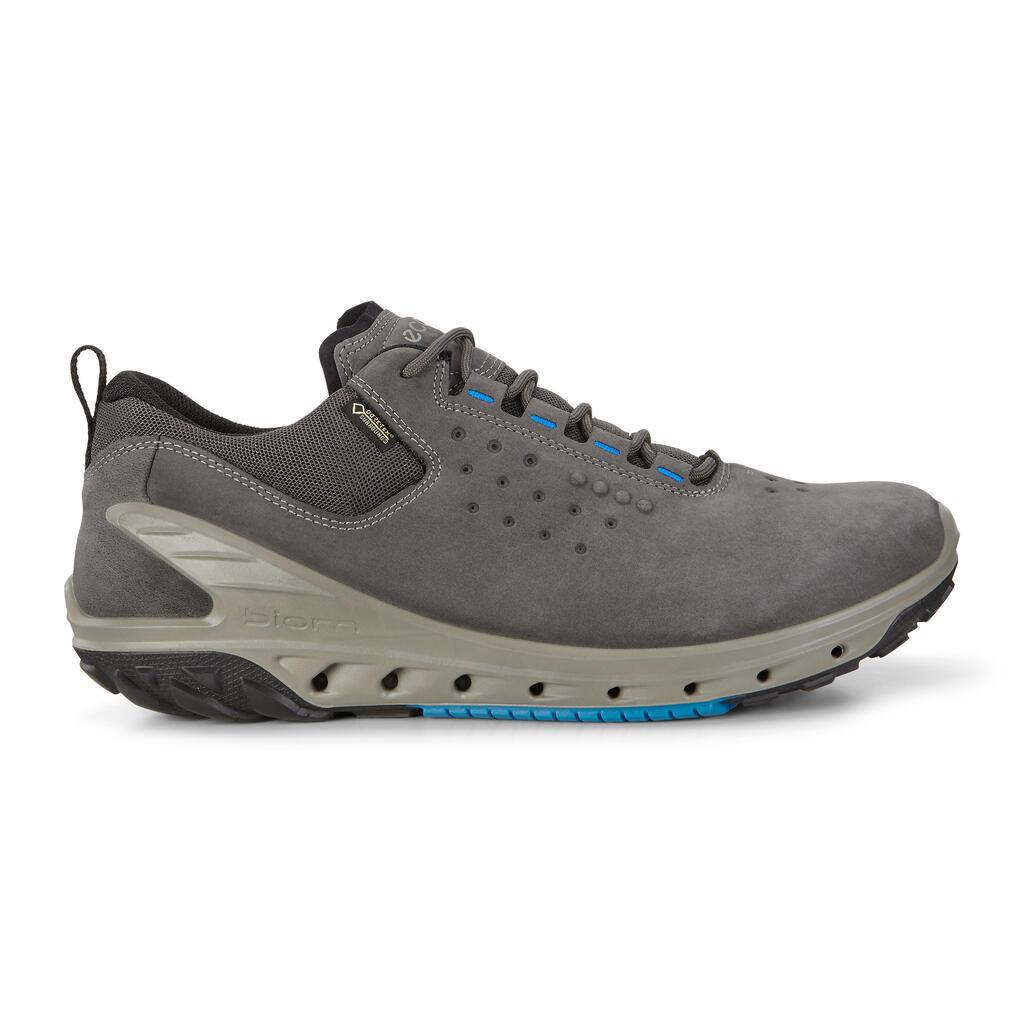 Ecco Biom Venture Gtx Tie Mens Sneakers Dark Grey Outlet - India SVQ-245167